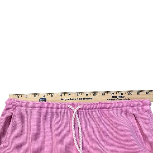 Sunnyside By Sundry Waffle Knit Joggers Small Pink Casual Loungewear Cozy Cotton - Picture 7 of 8